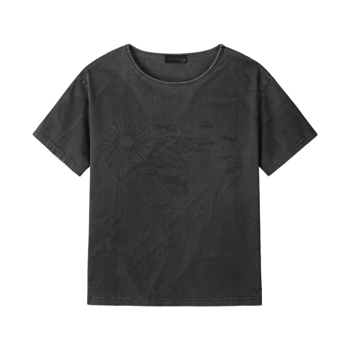톤얼타이드 시길 티셔츠 차콜 블랙(tornortied Sigil T-Shirt  Charcoal Black)