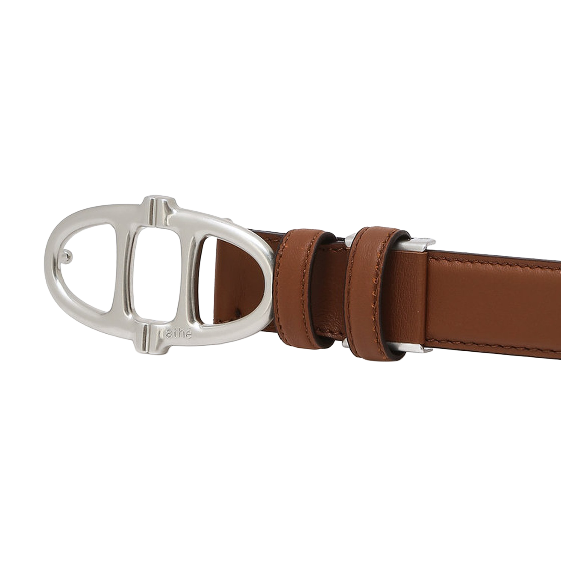 아떼 바네사브루노 액세사리 브라운 단색 소가죽 벨트 AABE6F004W2 브라운(Athe Vanessabruno Acc Brown Solid Cowhide Leather Belt Normal Brown) - 3