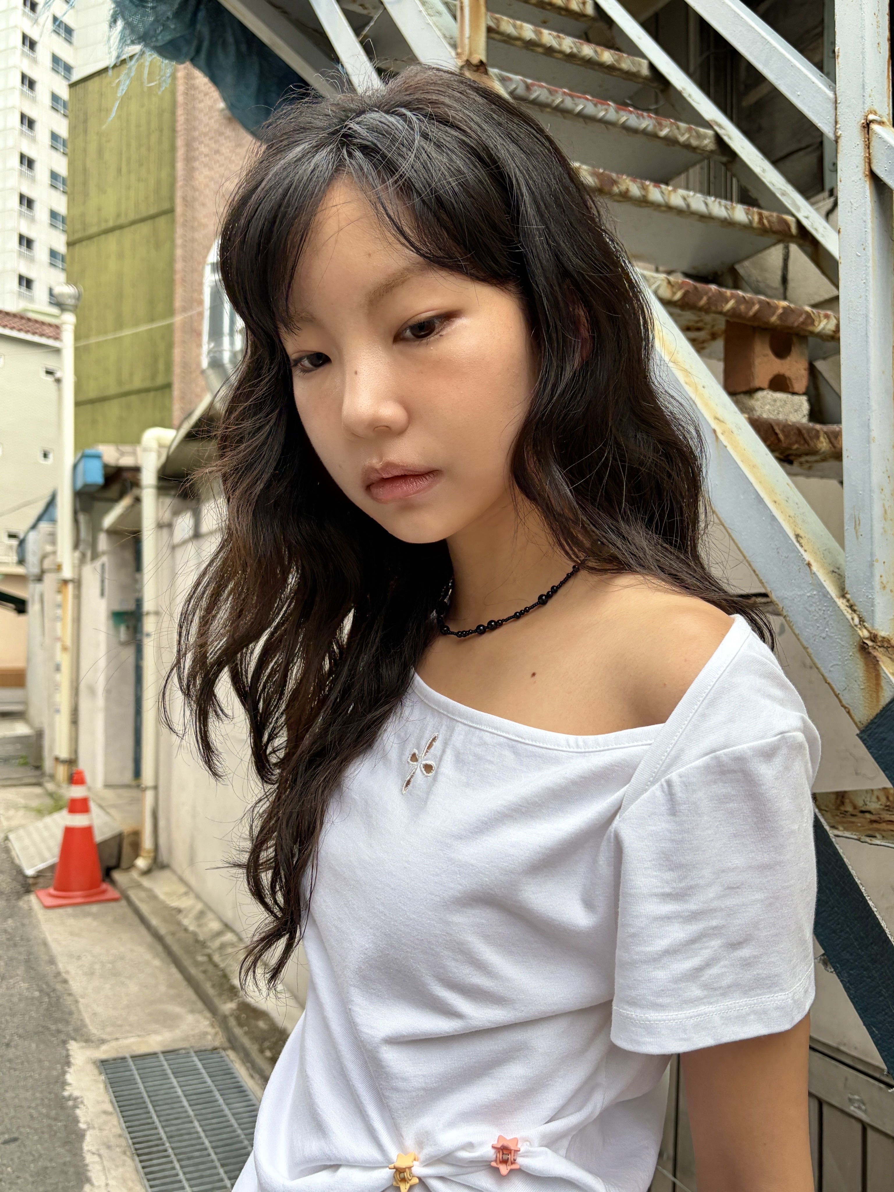 Riomeu Onyx Harmony Necklace 착용 스타일 - 2