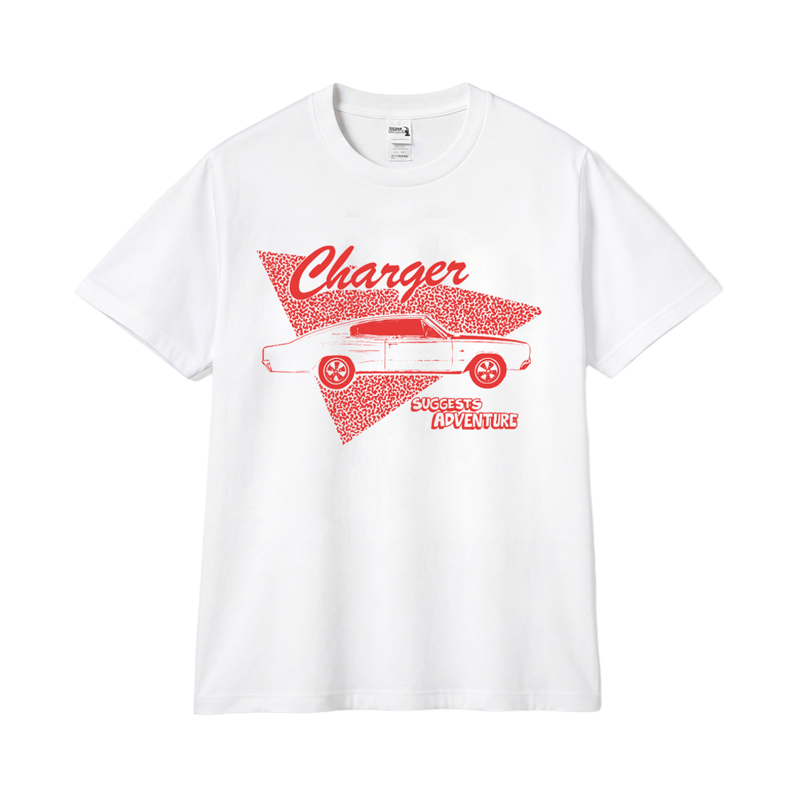 길단X빈티지컬렉션 차져 티셔츠 화이트(Gildan x Vintage Collection CHARGER T-Shirt White)