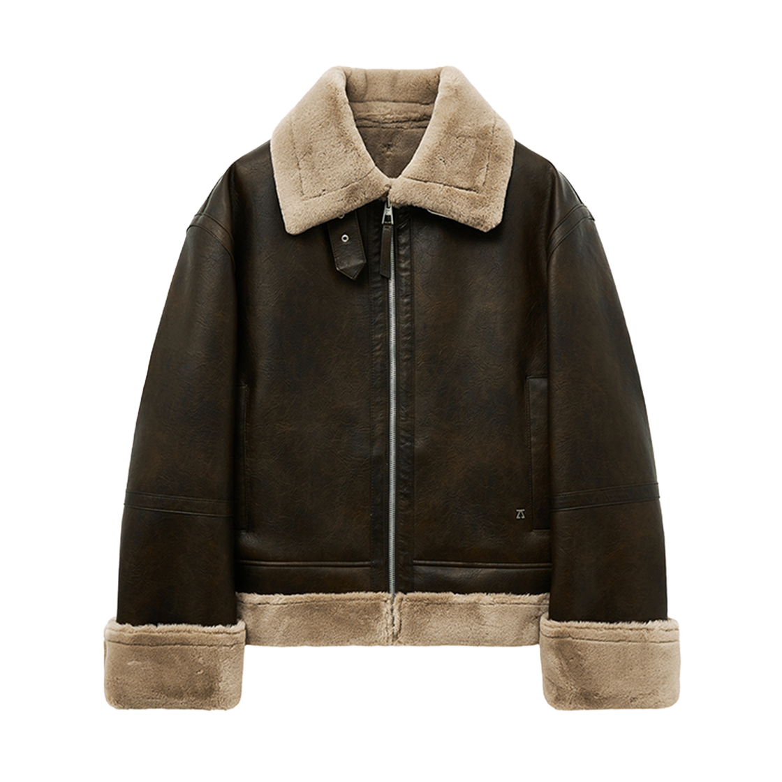 지오송지오 에비에이터 시어링 자켓 브라운 ZI6MU702BR(ZIOSONGZIO Aviator Shearing Jacket Brown)