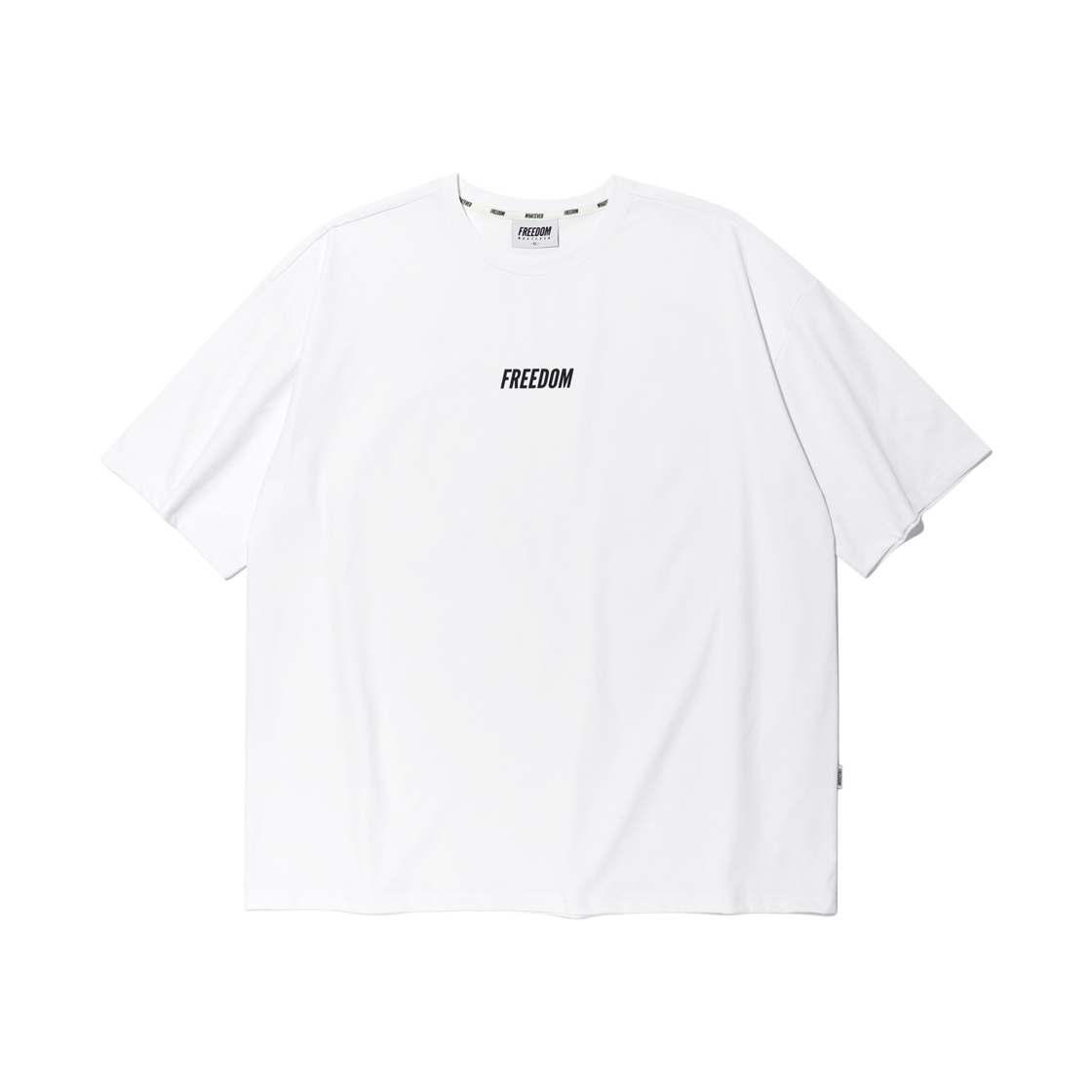 FD25LMTS0010WH FREEDOM Essential Overfit T-Shirts White