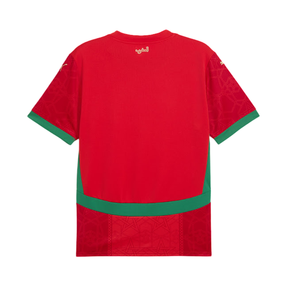 푸마 모로코 2024 홈 사커 저지 레드 파워 그린 (논 마킹 버전)(Puma Morocco 2024 Home Soccer Jersey Red Power Green (Non Marking Ver.)) - 2