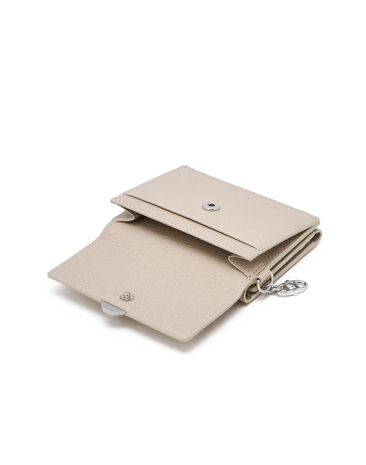 아떼 바네사브루노 액세사리 나크레 아이보리 3단 지폐 지갑 AAHO6F613I2 베이지(Athe Vanessabruno Acc Nacre Ivory Trifold Wallet Normal Beige) - 6
