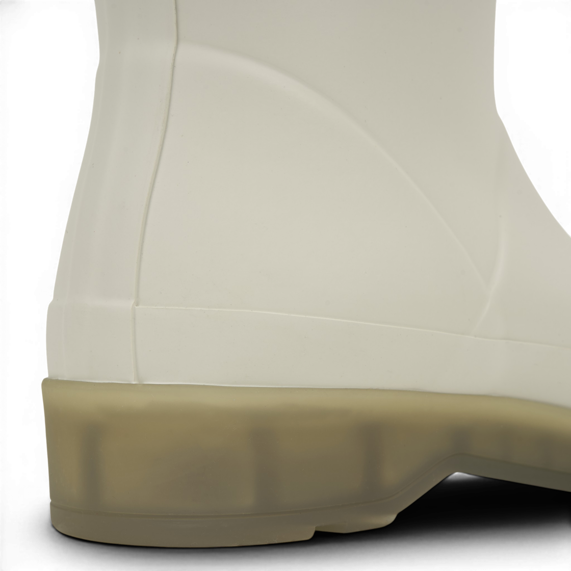 (W) 헌터 플레이 쇼트 트랜슬루센트 솔 부츠 쉐이디드 화이트((W) Hunter Play Short Translucent Sole Boots Shaded White) - 8
