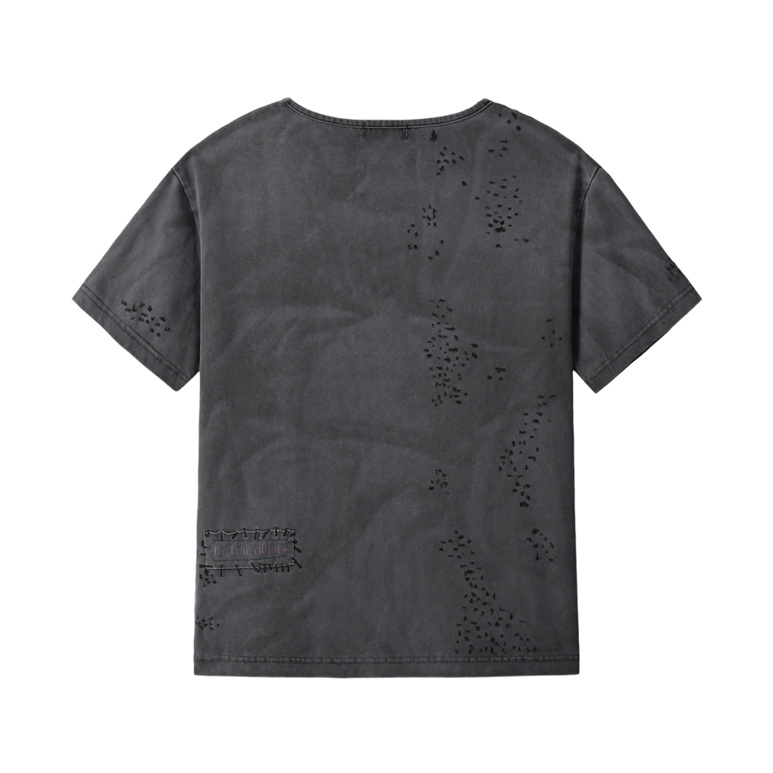 톤얼타이드 4대 존재 티셔츠 차콜 화이트(tornortied The Four Entities T-Shirt Charcoal White) - 2