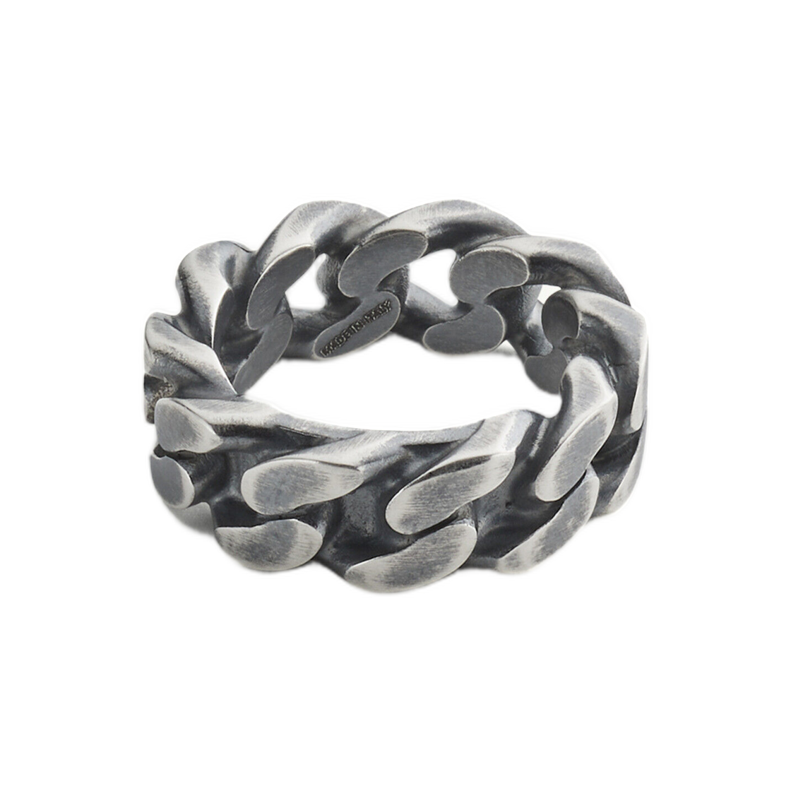 MM6 메종 마르지엘라 체인 링크 링 그레이(MM6 Maison Margiela Chain Link Ring Gray) - 2