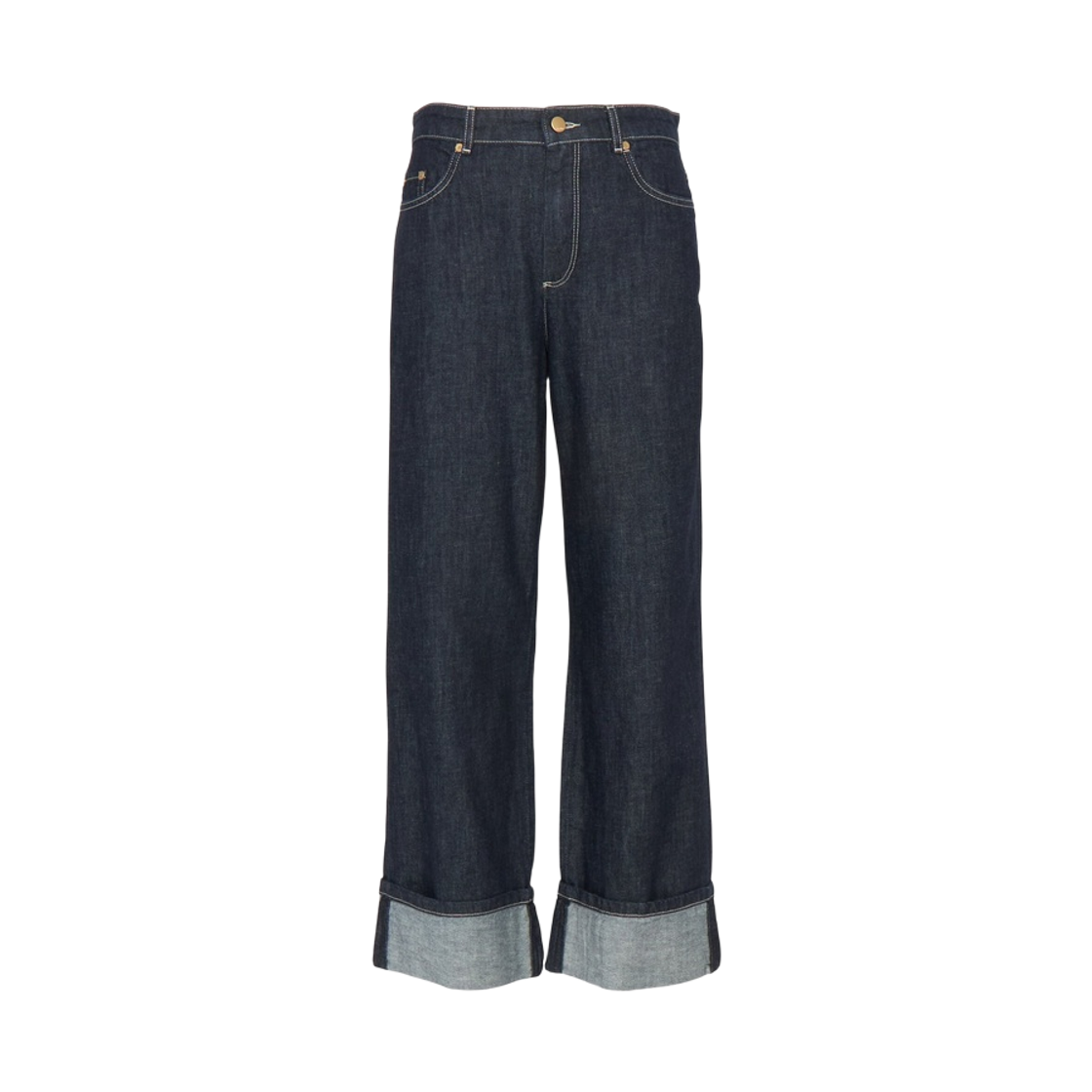 (W) S 막스마라 포조 와이드 데님 진 그레이((W) S Max Mara Poggio Wide Denim Jeans Grey) - 1