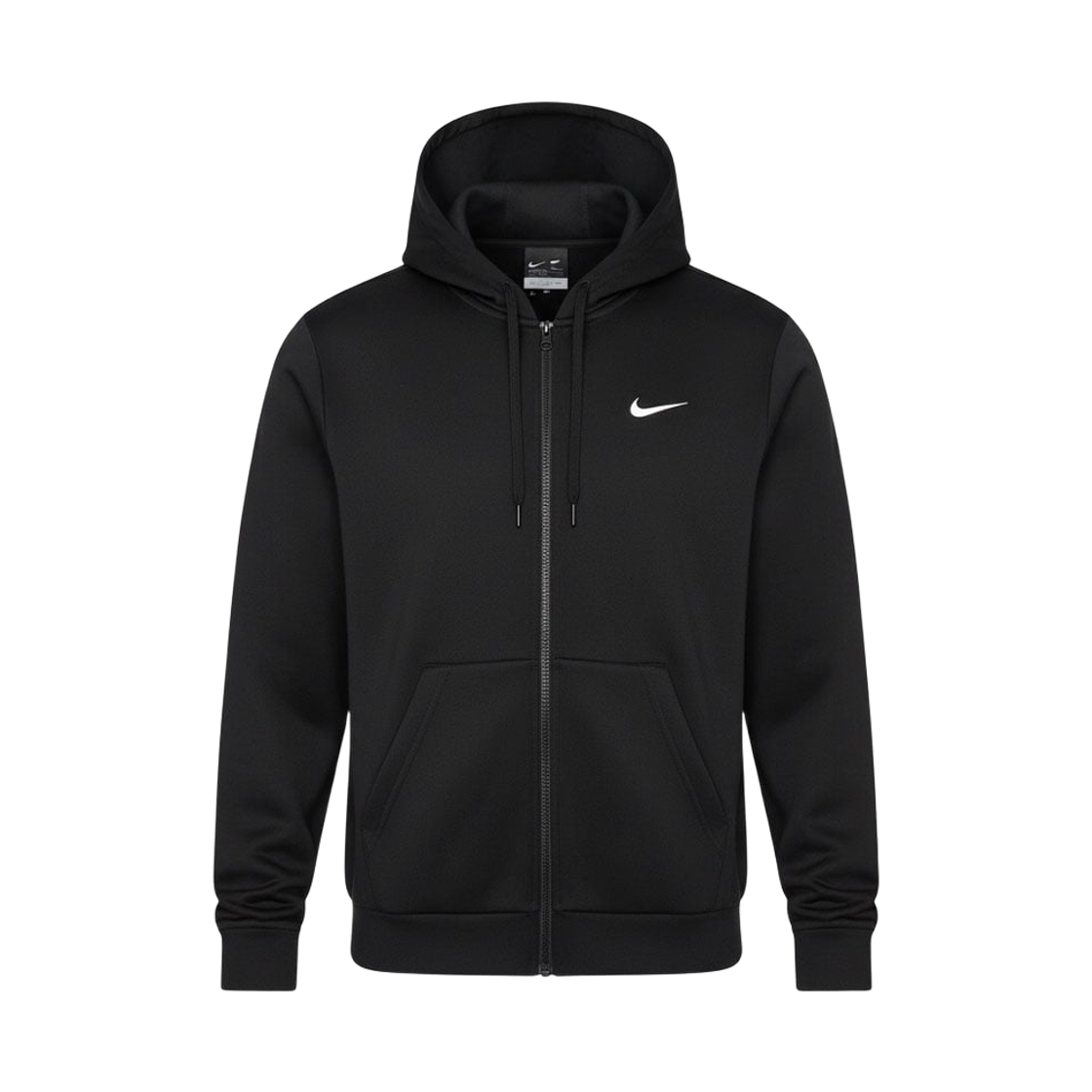 IF2983-010 Nike Hyverse Dri-Fit UV Fleece Full Zip Hoodie Black White - Asia