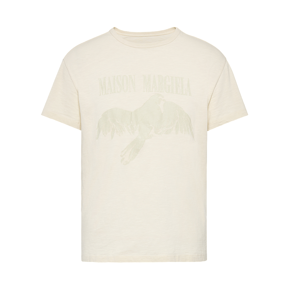 메종 마르지엘라 코튼 티셔츠 크림(Maison Margiela Cotton T-Shirt Cream)