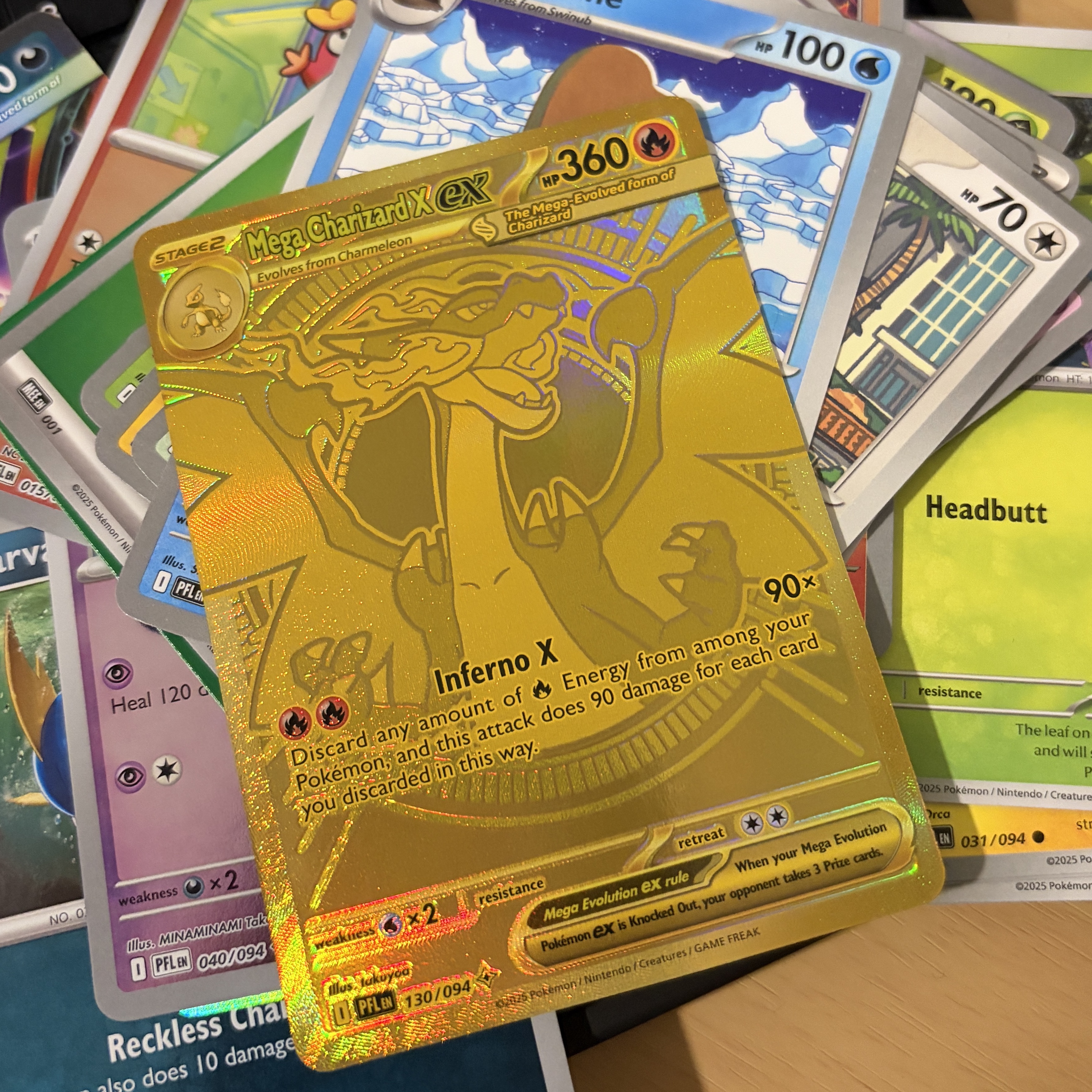 Pokemon TCG 30th Anniversary Pokemon Day 2026 Collection Box (English Ver.), Pokemon TCG Mega Charizard X ex MHR Phantasmal Flames (English Ver.) 착용 스타일