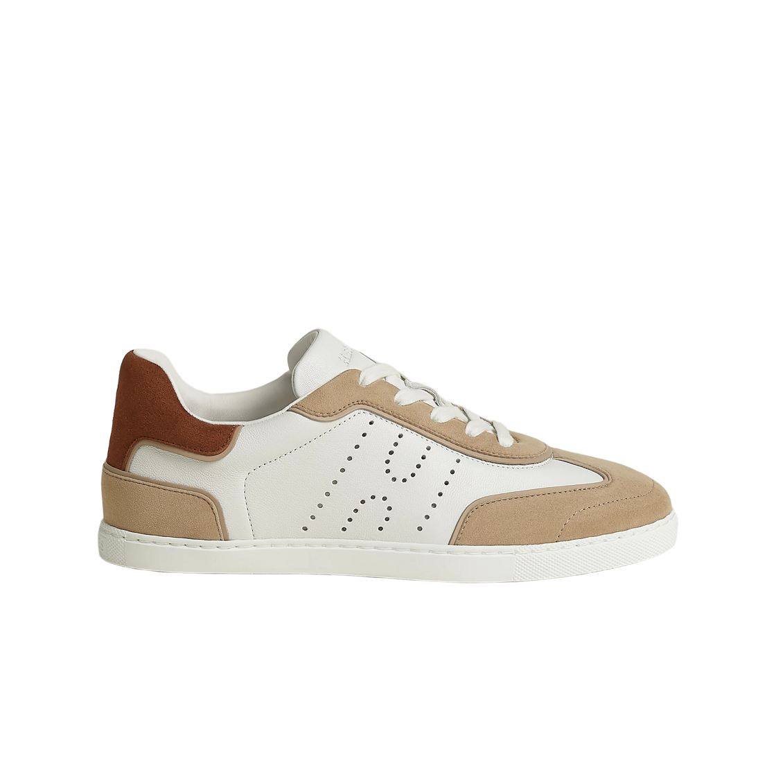 H261030Z20 (W) Hermes Match Sneakers Sport Goatskin Calfskin & Multicolore Gold