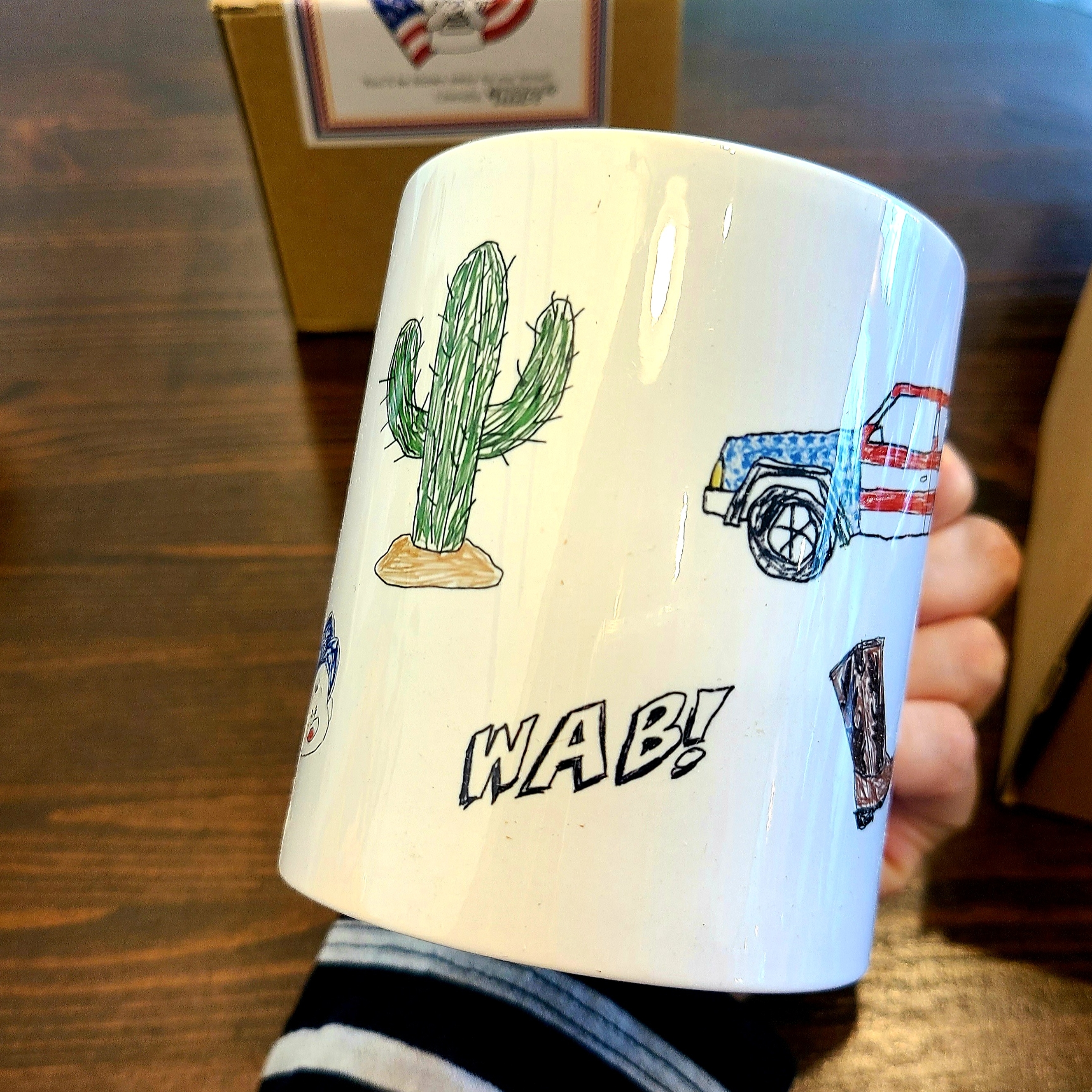 [KREAM 단독] What A Bread Mug White 350ml 착용 스타일 - 2