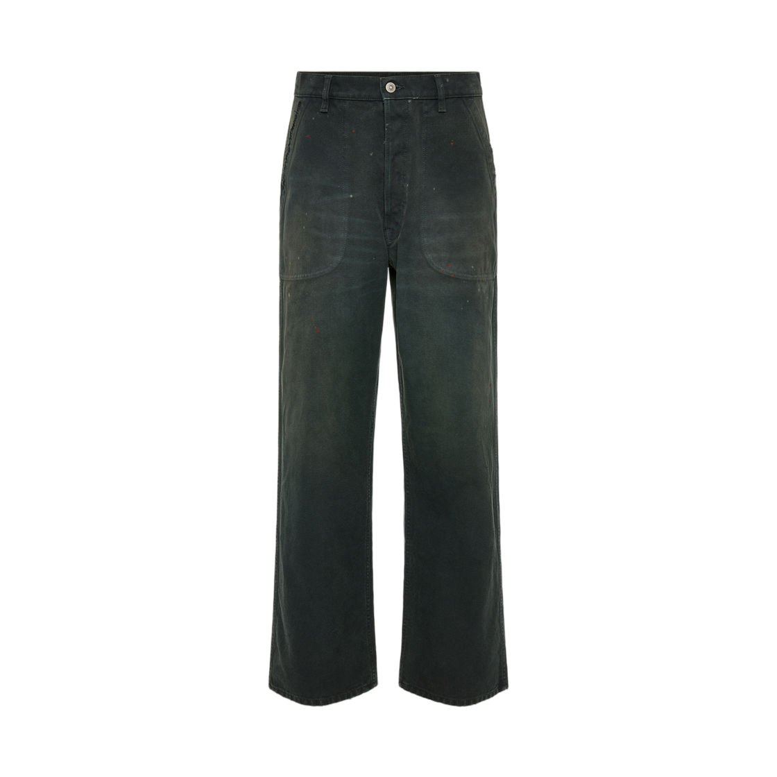 S50KA0728M35926962 Maison Margiela Double Dyed Workwear Trousers Black