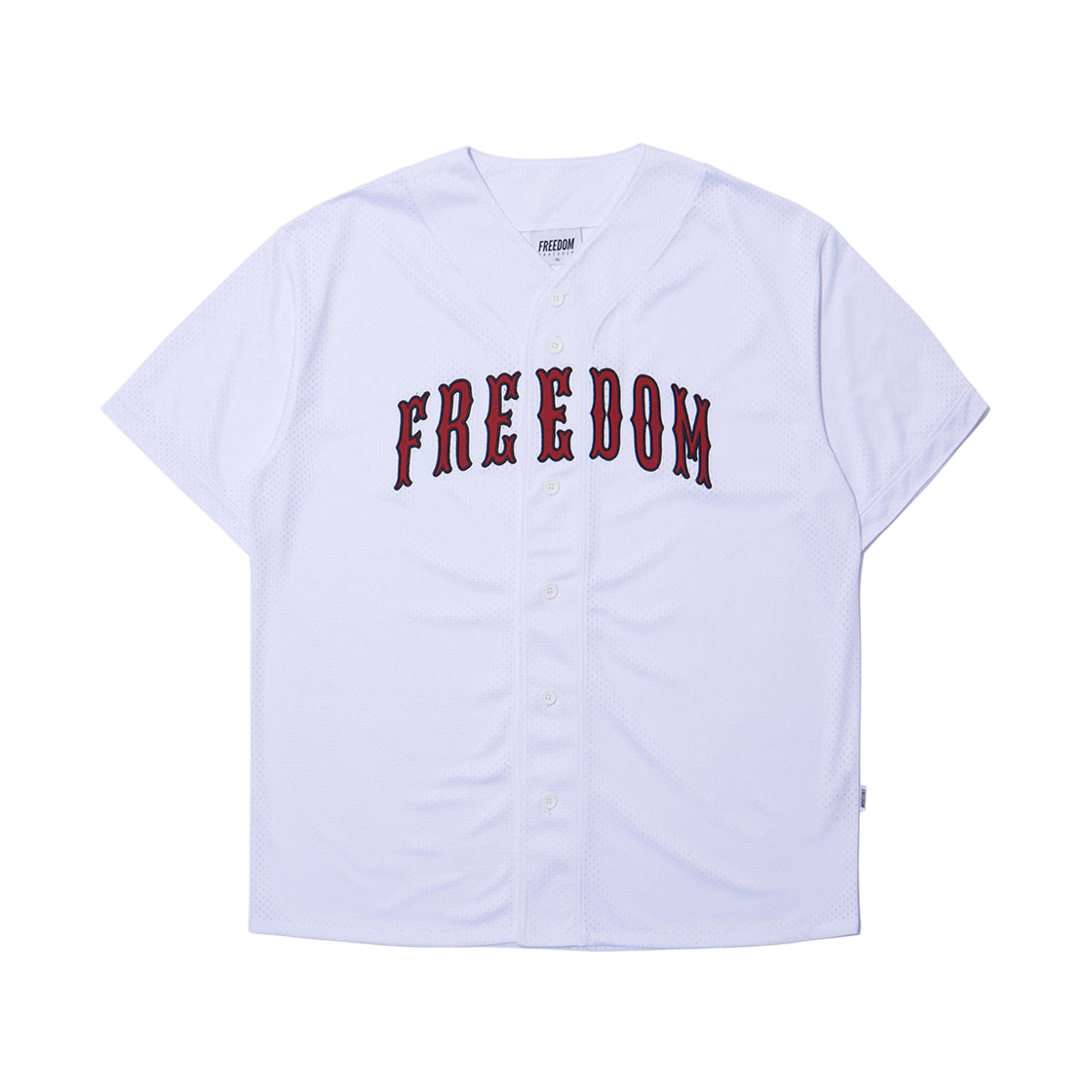 FD25MMTS0070WH FREEDOM Mesh Baseball Jersey White