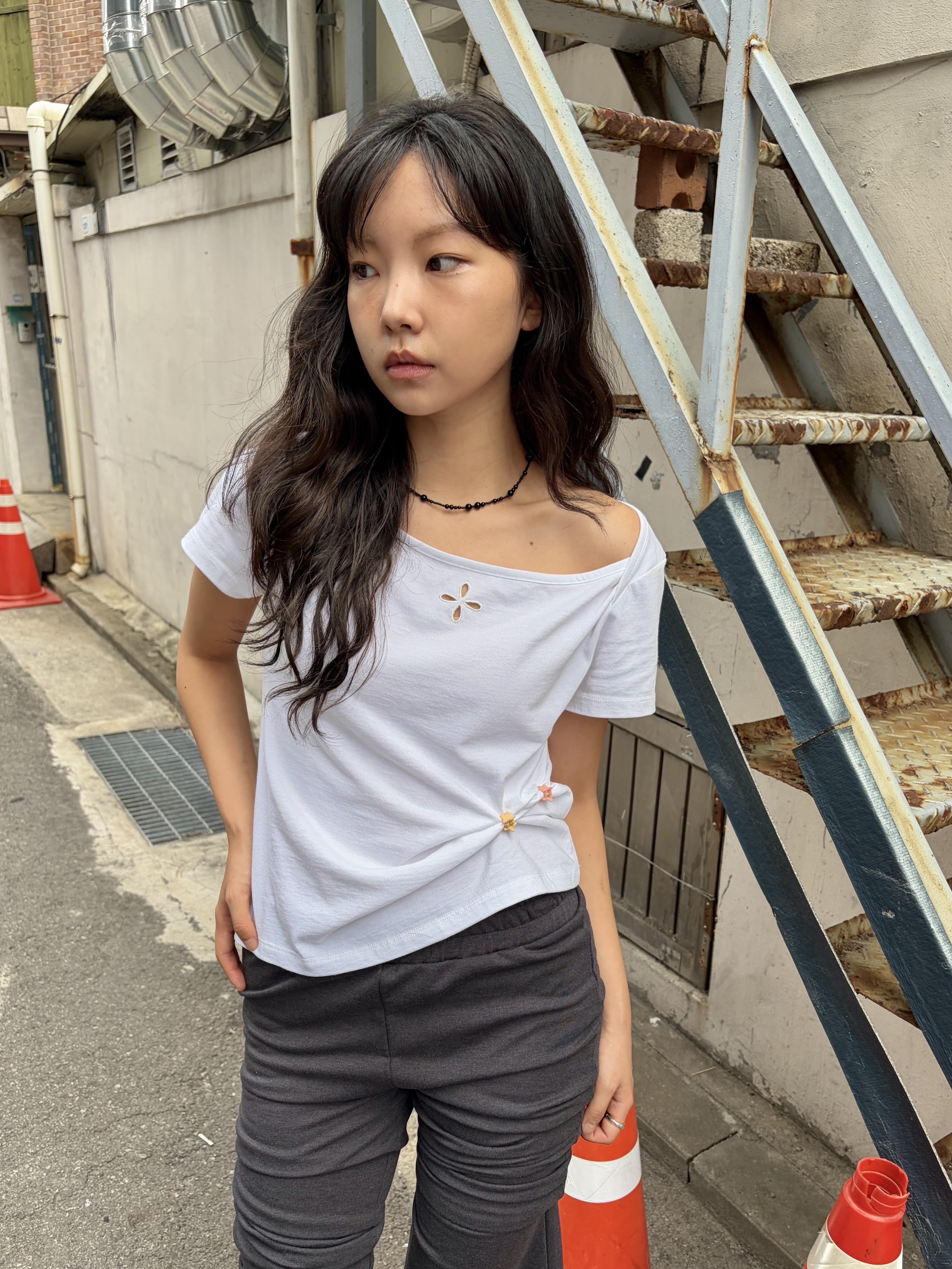 Riomeu Onyx Harmony Necklace 착용 스타일 - 5