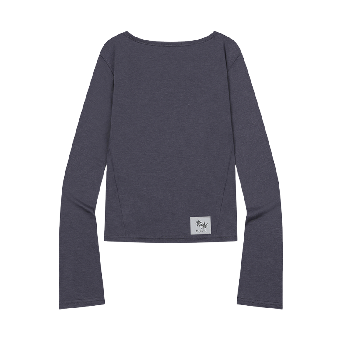 코이리스 리라 시스루 슬림 롱 슬리브 티 차콜(Coiris Lyra See Through Slim Long Sleeve T Charcoal) - 2