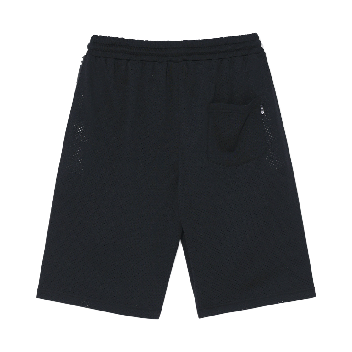 프리덤 엔타이어 메쉬 레터링 버뮤다 쇼츠 블랙(FREEDOM Entire Mesh Lettering Bermuda Shorts Black) - 2