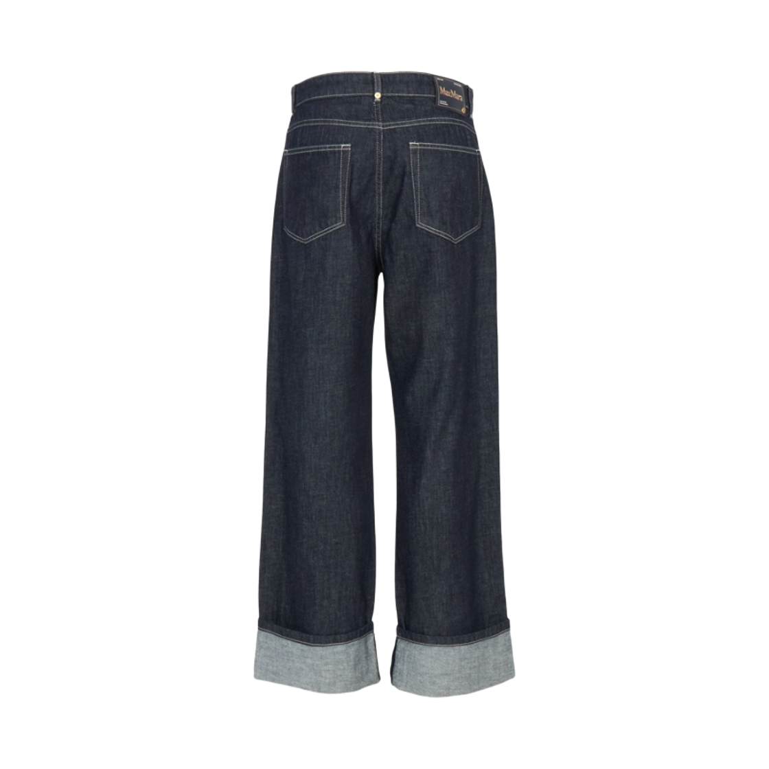 (W) S 막스마라 포조 와이드 데님 진 그레이((W) S Max Mara Poggio Wide Denim Jeans Grey) - 2
