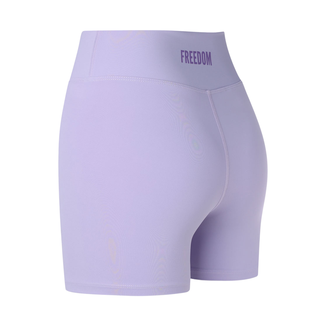 FD24SWLG0120PP FREEDOM Womens Freedom Small Logo Biker Shorts Purple