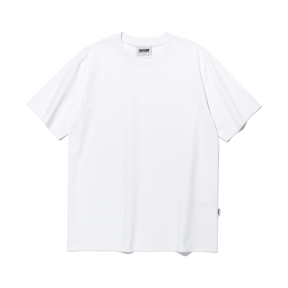 FD25LUTS0030WH FREEDOM Plain Musclefit T-Shirts White