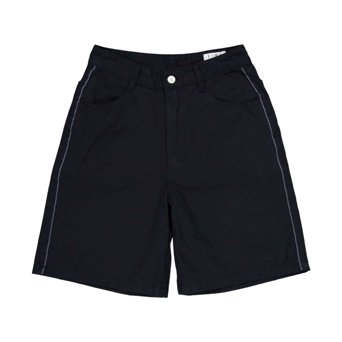 키마우라 유니폼 라인 쇼츠 블랙(kimaura Uniform Line Shorts Black)