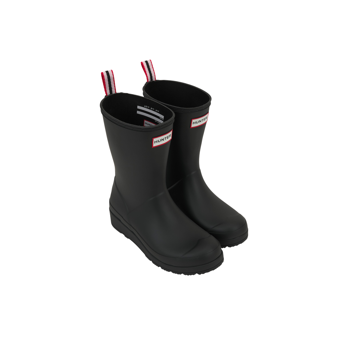 (W) 헌터 오리지널 플레이 미드 부츠 블랙((W) Hunter Original Play Mid Boot Black) - 4