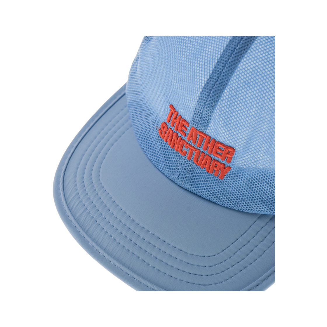 디아더생츄어리 오리진 볼륨 로고 메쉬캡 스카이 블루(THE ATHER SANCTUARY Origin Volume Logo Mesh Cap Sky Blue) - 4