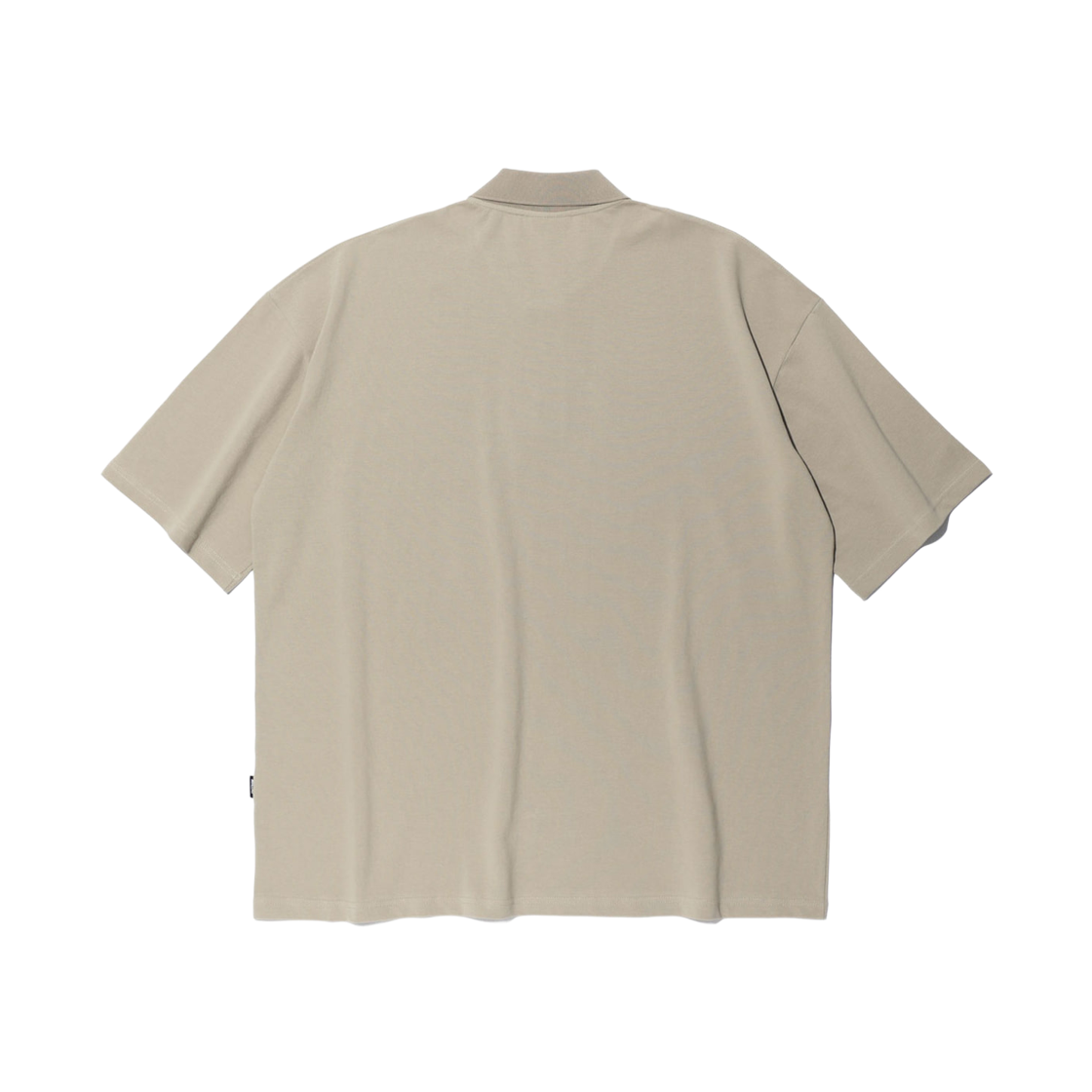 프리덤 로고 피케 크롭 티셔츠 베이지(FREEDOM Logo Pique Crop T-Shirts Beige) - 2