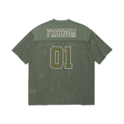 FREEDOM FREEDOM Mesh Rugby Jersey Khaki