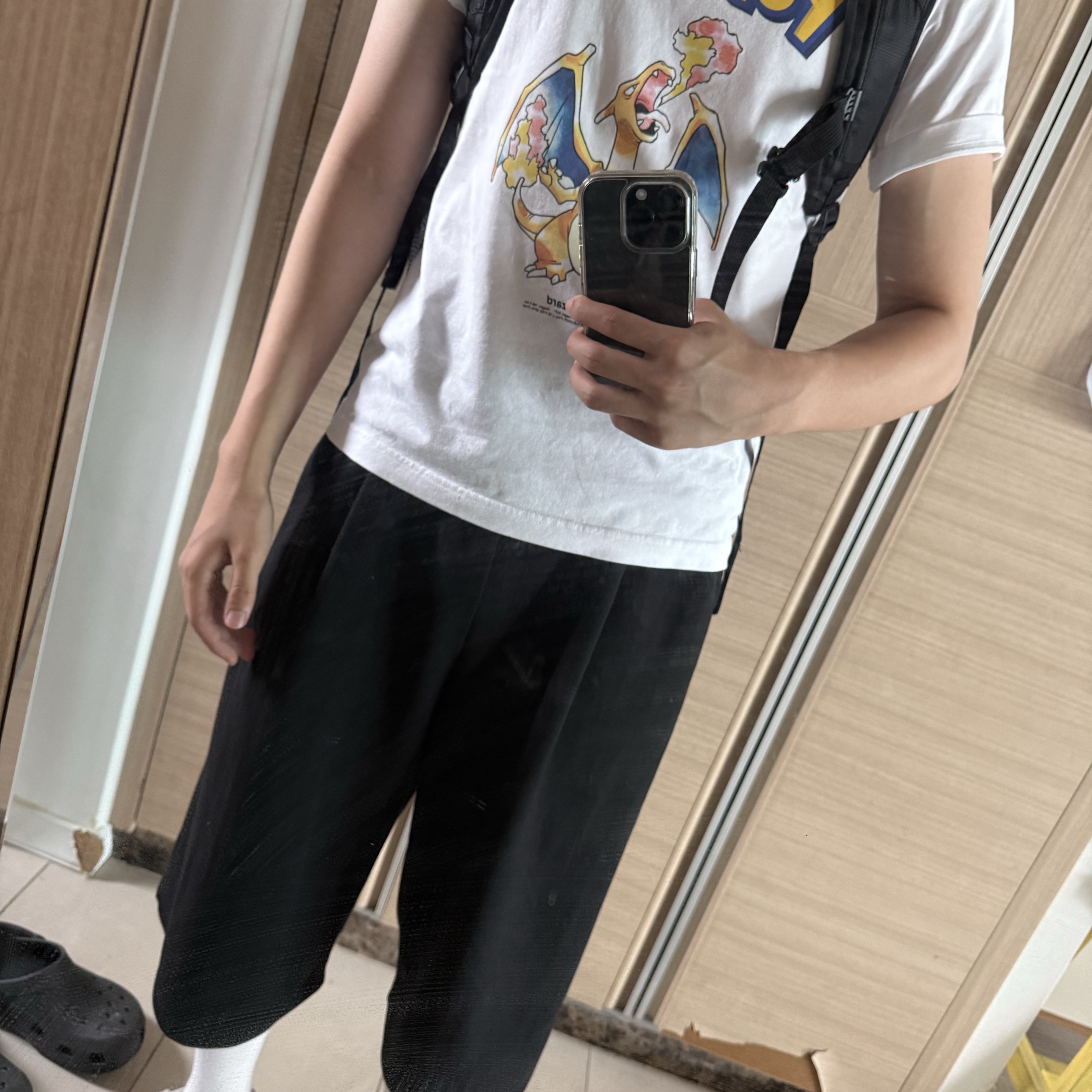 Uniqlo UT x Pokemon Graphic T-Shirt 1A White 착용 스타일