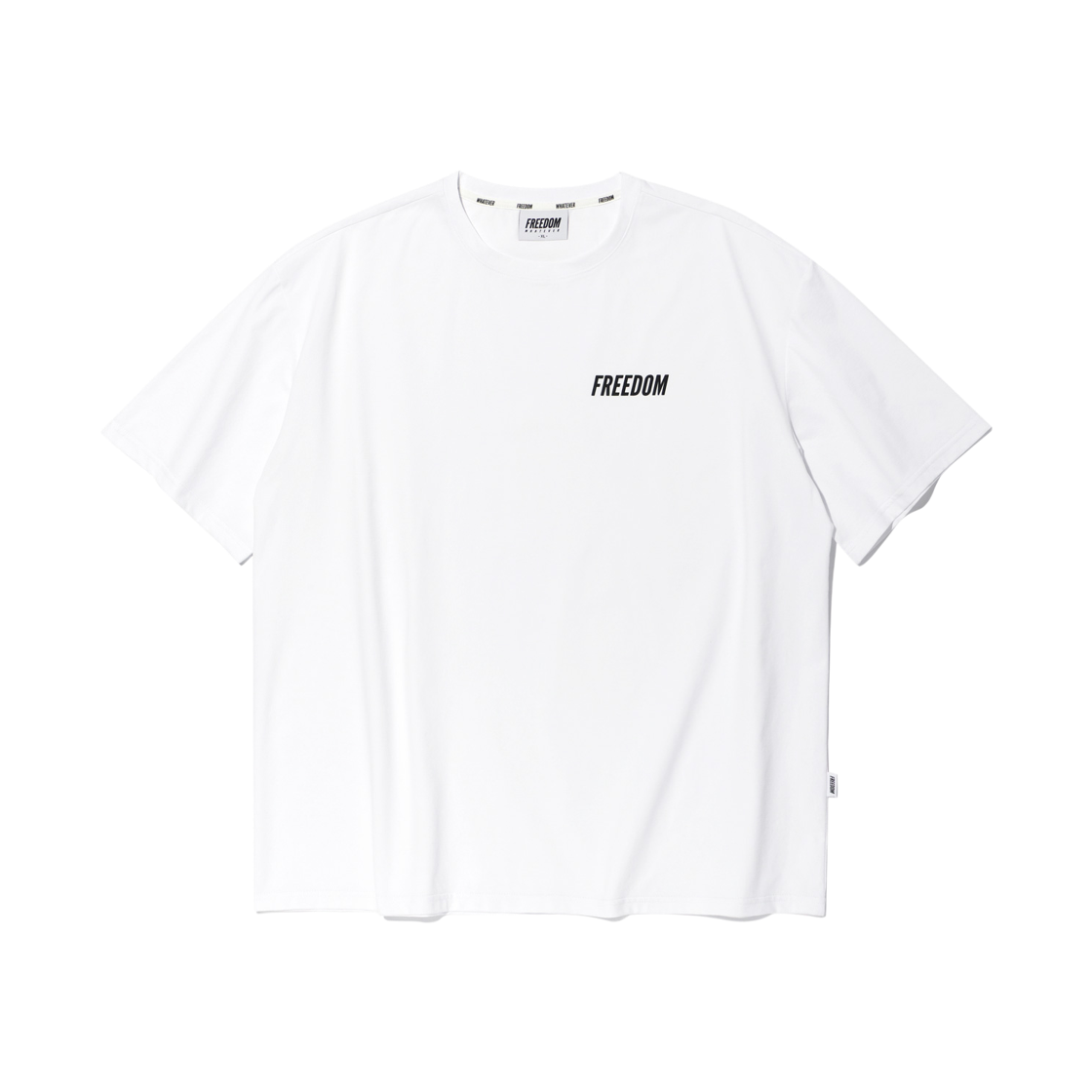 FD25LMTS0020WH FREEDOM Essential Semioverfit T-Shirts White