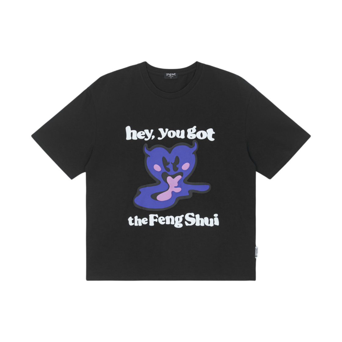 펑쉐이 멜팅 하트 티셔츠 데몬 버전 블랙(Fengshui Melting Heart T-Shirt Demon Ver Black)