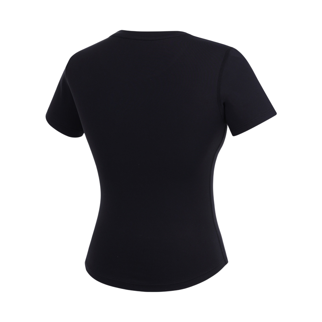 프리덤 에센셜 커브드 크롭 티셔츠 블랙(FREEDOM Essential Curved Crop T-Shirts Black) - 2