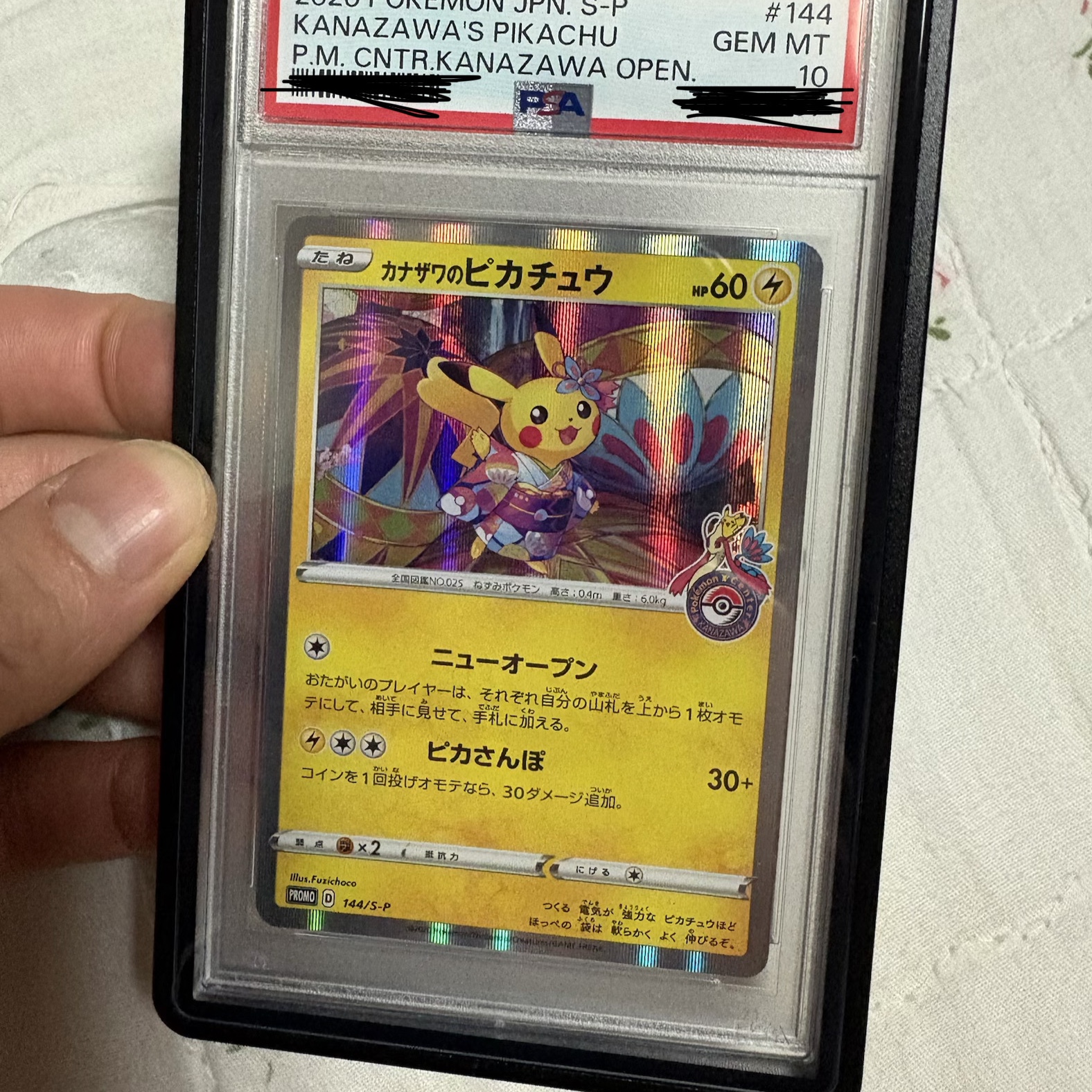 Pokemon TCG Kanazawa's Pikachu P Sword & Shield Promos (Japanese Ver.) 착용 스타일