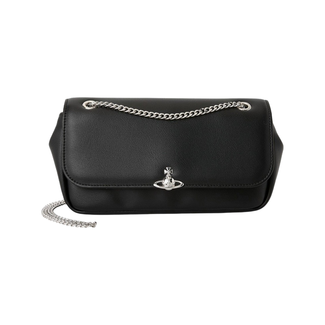 5C01000XW-S0026-N401 Vivienne Westwood Chain Shoulder Bag Black