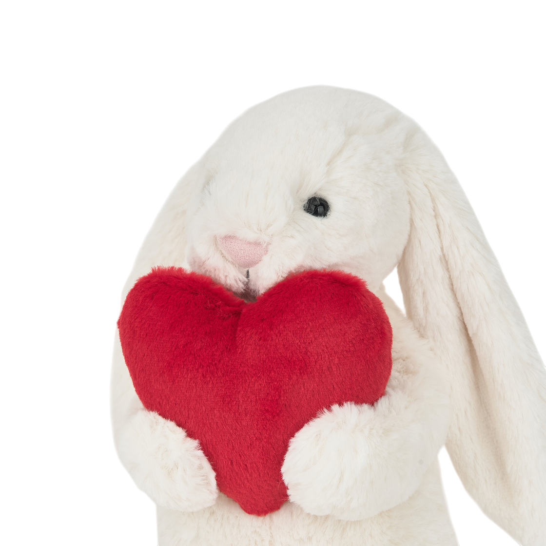 젤리캣 바쉬풀 레드 러브 하트 버니 미디움 크림(Jellycat Bashful Red Love Heart Bunny Medium Cream) - 5