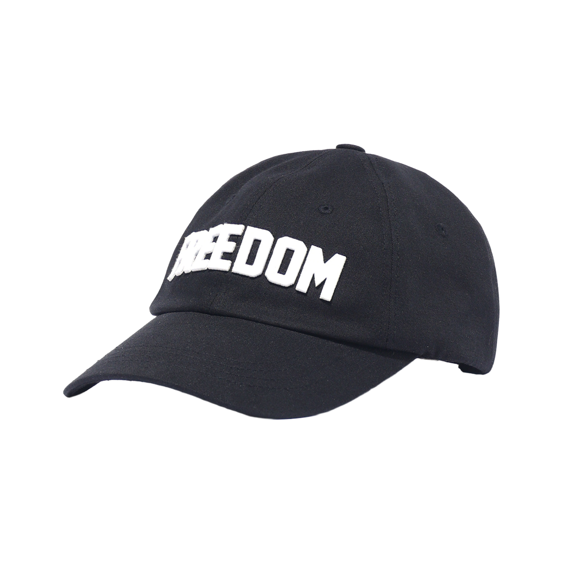 프리덤 펠트 아플리케 로고 볼캡 블랙(FREEDOM Felt Applique Logo Ball Cap Black)