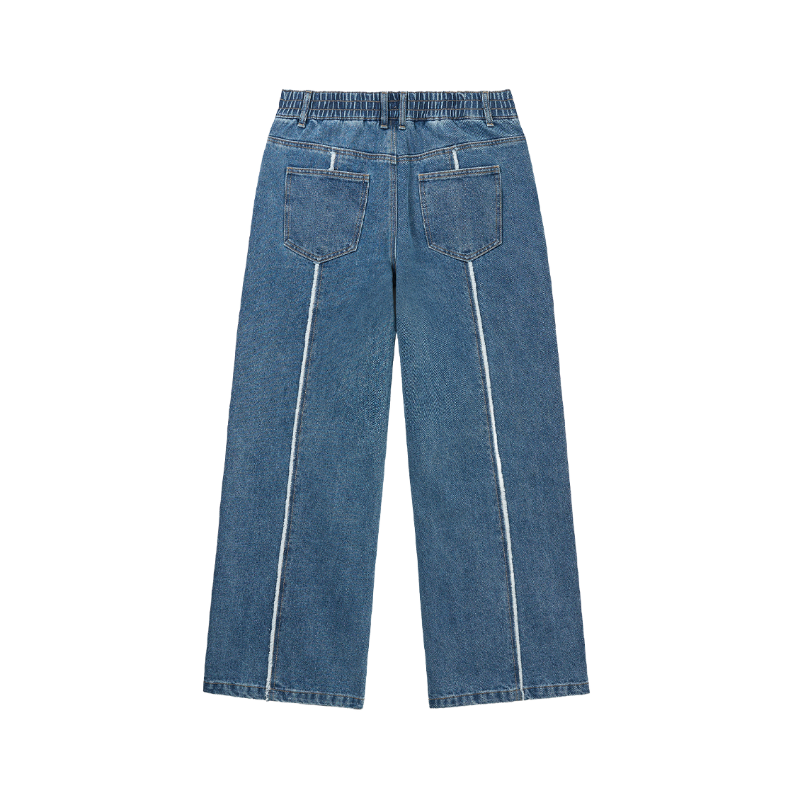 지오송지오 버티컬 컷 플레어 데님 팬츠 블루 ZI2PT235BL(ZIOSONGZIO Vertical Cut Flare Denim Pants Blue) - 2
