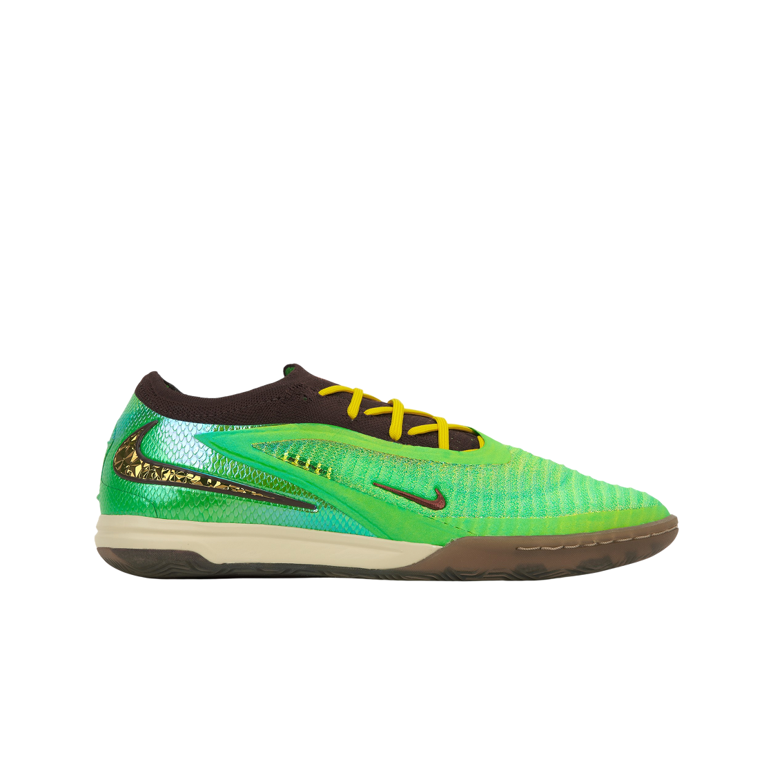 나이키 x 트래비스 스캇 캑터스 잭 팬텀 6 로우 인도어 어스 앤 메탈릭 골드(Nike x Travis Scott Cactus Jack Phantom 6 Low Indoor Earth and Metallic Gold) - 1