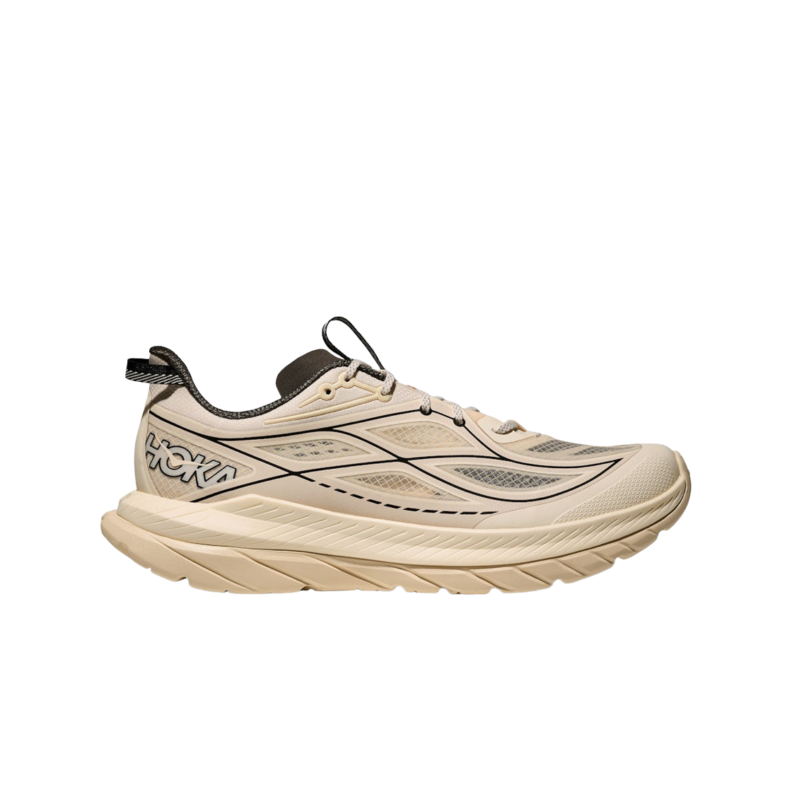 1176250-EHL Hoka Mach Remastered Eggshell Asphalt Grey