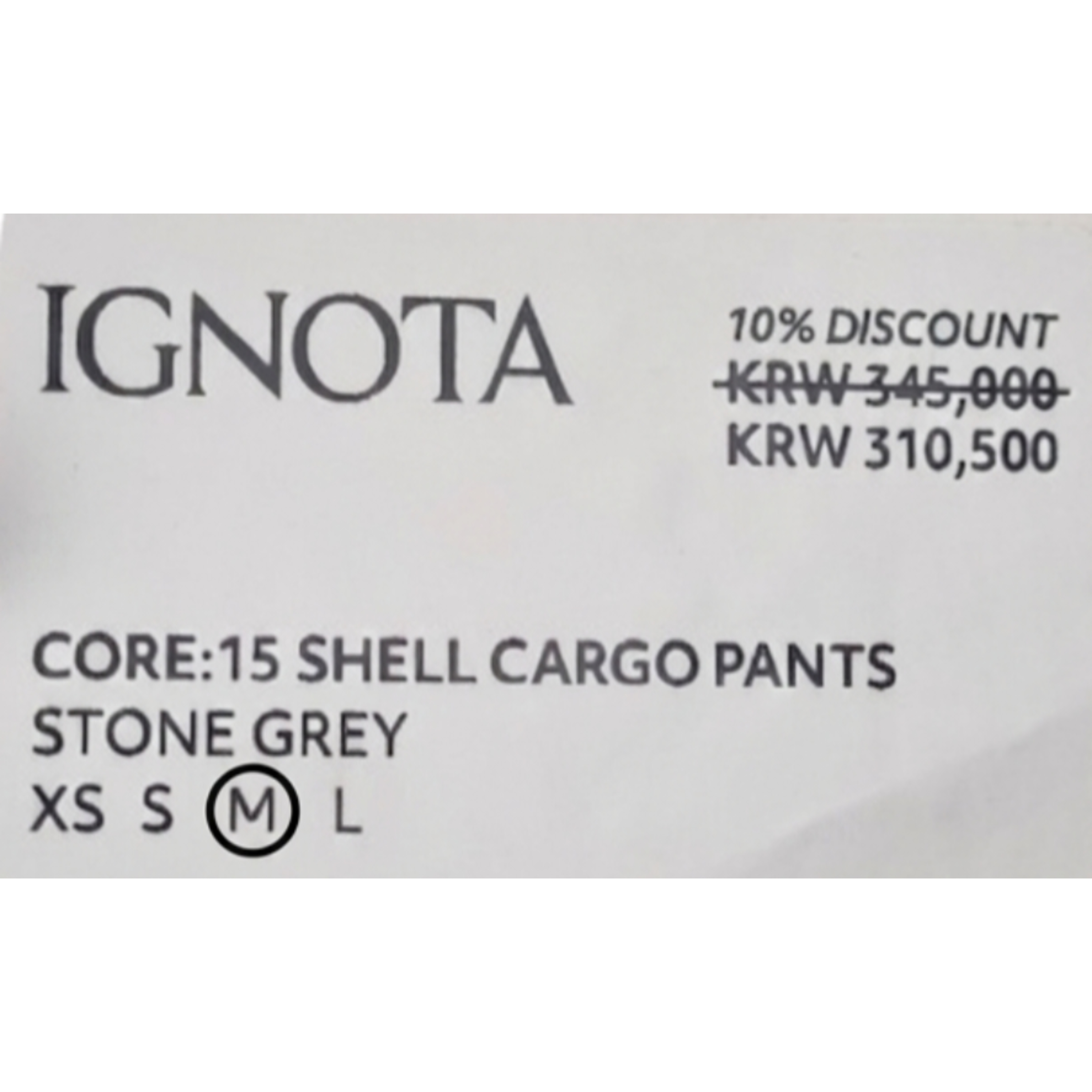 Hoka Hopara 2 Black, Ignota Core:15 Shell Cargo Pants Stone Grey 착용 스타일 - 2
