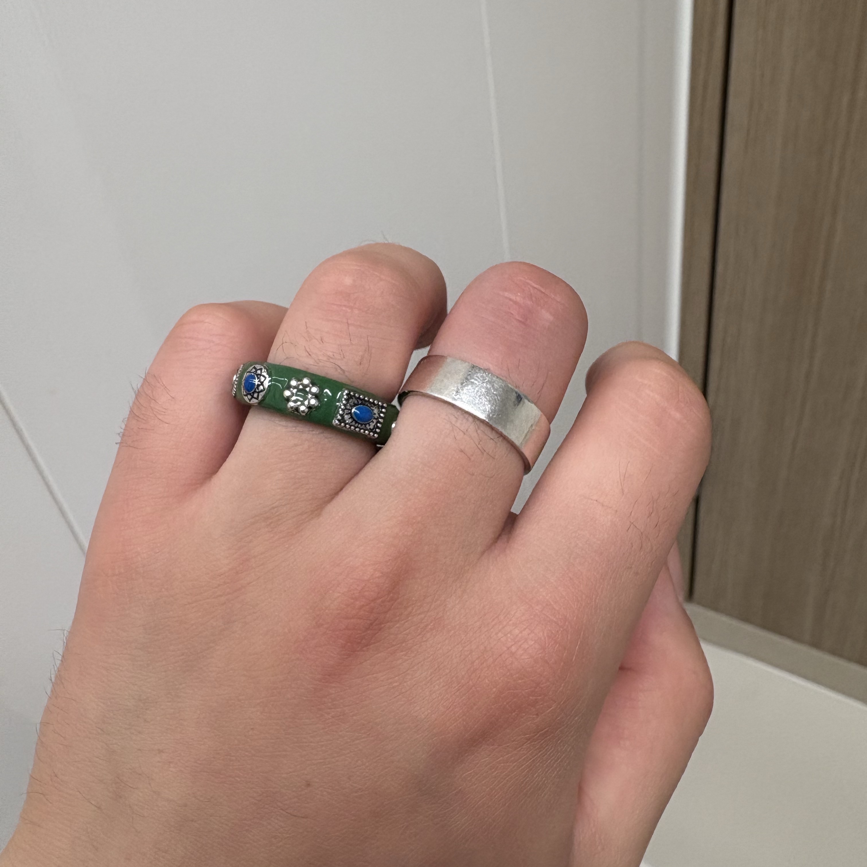 Nff Napoleon Ring Khaki 착용 스타일