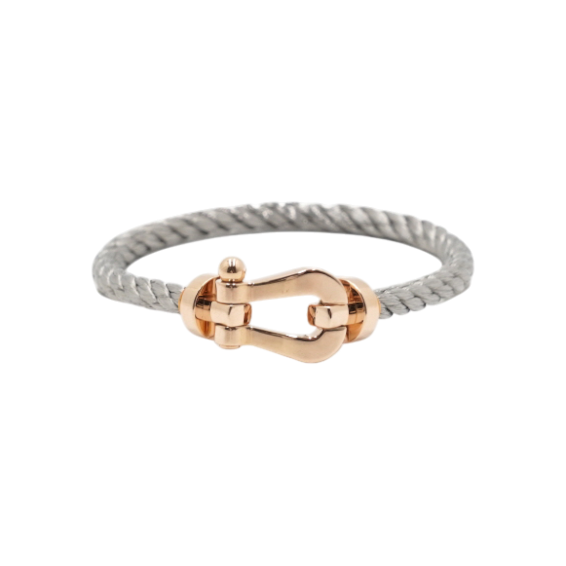 ITFH9JWAQPVT FRED OB0007 18K Rose Gold Forsten Large Buckle Bracelet