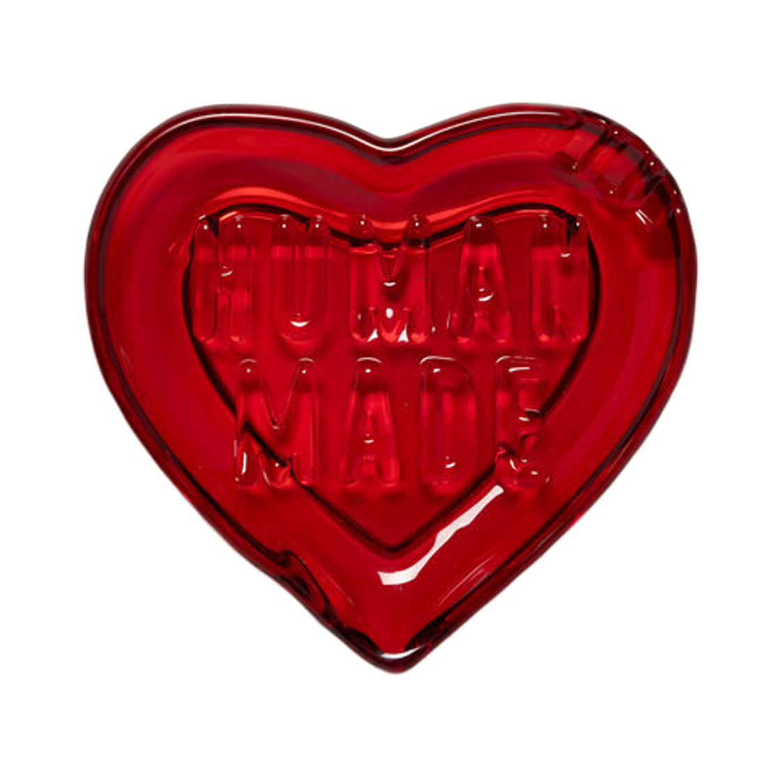 휴먼 메이드 하트 글래스 트레이 레드(Human Made Heart Glass Tray Red) - 1