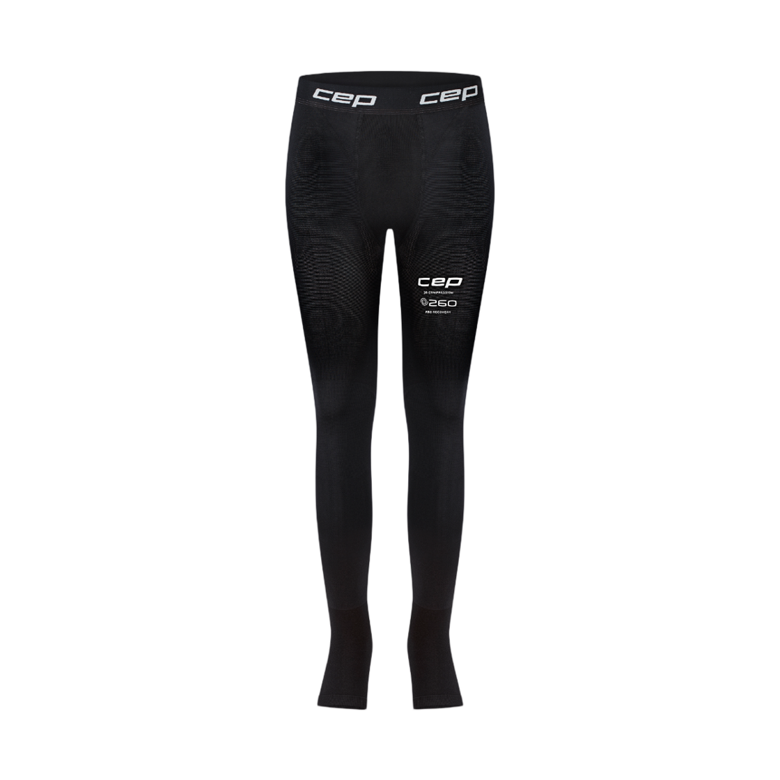 CEP 프로 리커버리 오픈 토 컴프레션 타이츠 블랙(CEP Pro Recovery Open Toe Compression Tights Black)