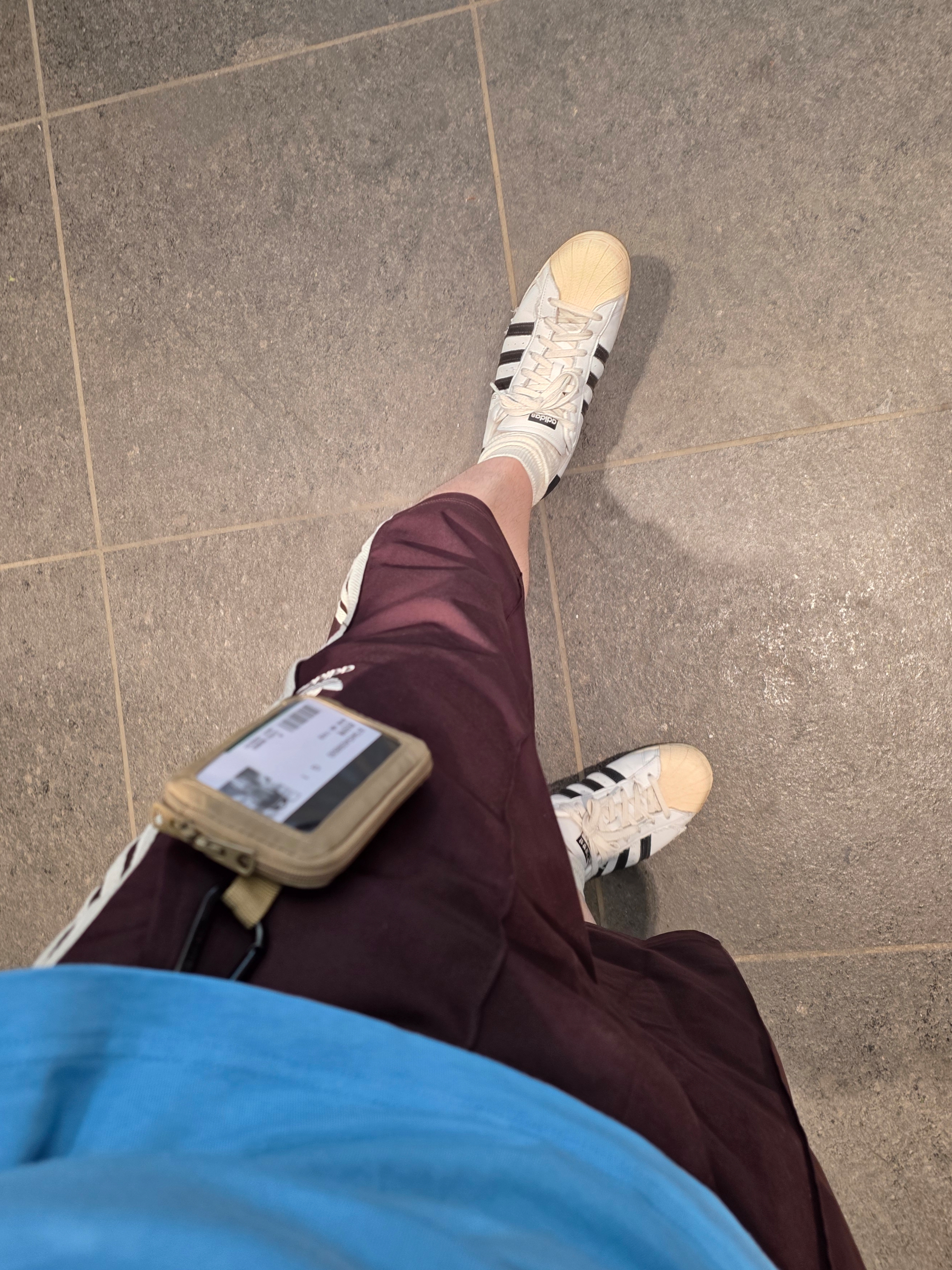 Adidas x Taegeukdang Superstar White Black, Human Made Military Card Case Beige 착용 스타일 - 1