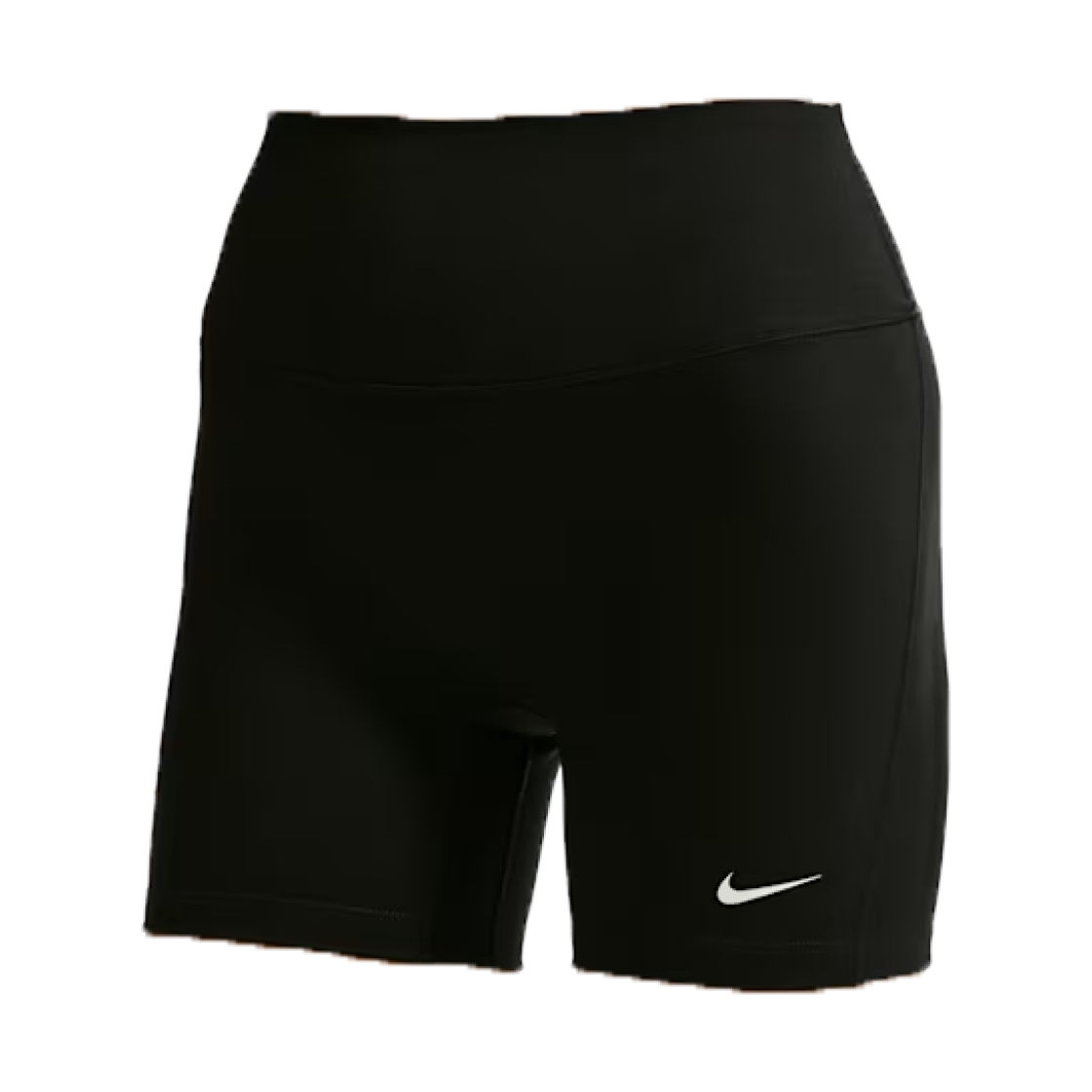 IO0810-010 (W) Nike One High Waisted 5 Inch Biker Shorts Black White - Asia