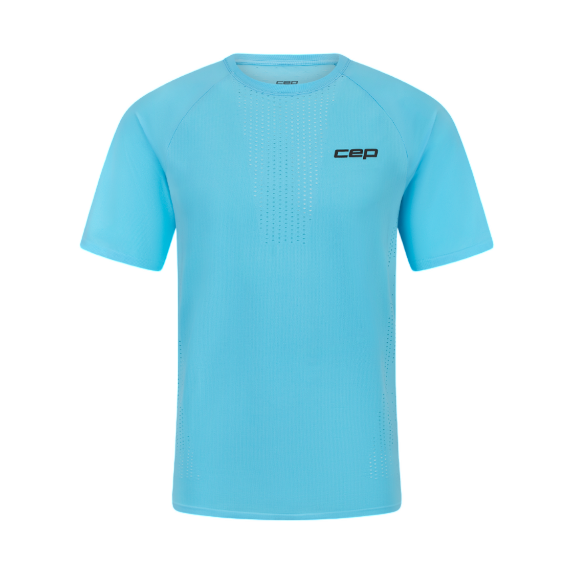 CEP 코어 런 울트라라이트 셔츠 숏슬리브 라이트 블루(CEP Core Run Ultralight Shirt Short Sleeve Light Blue)