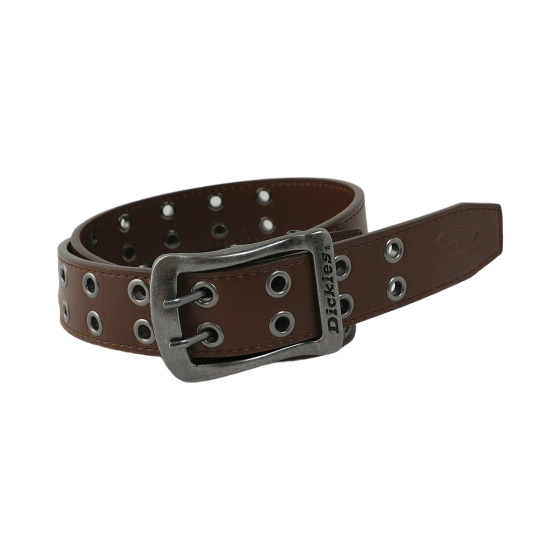 디키즈 40mm 더블 아일렛 벨트 다크 브라운(Dickies 40mm Double Eyelet Belt Dark Brown) - 1